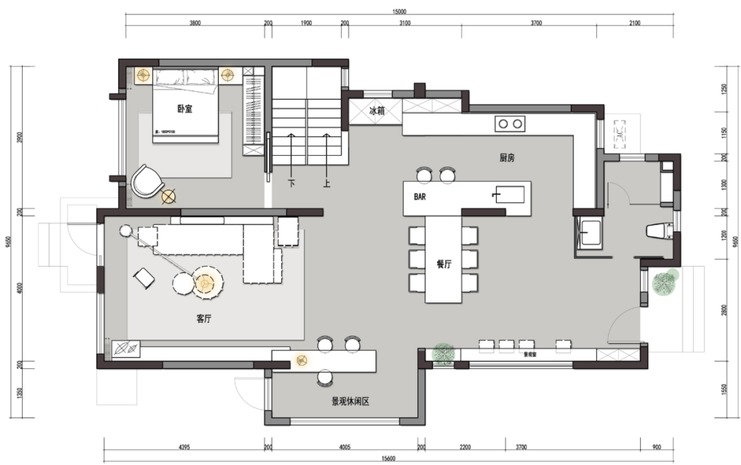 首发.璞凡设计｜团泊湖350㎡别墅，完美诠释当代美学-47