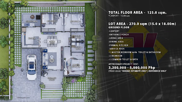 3卧室简单房屋设计-19