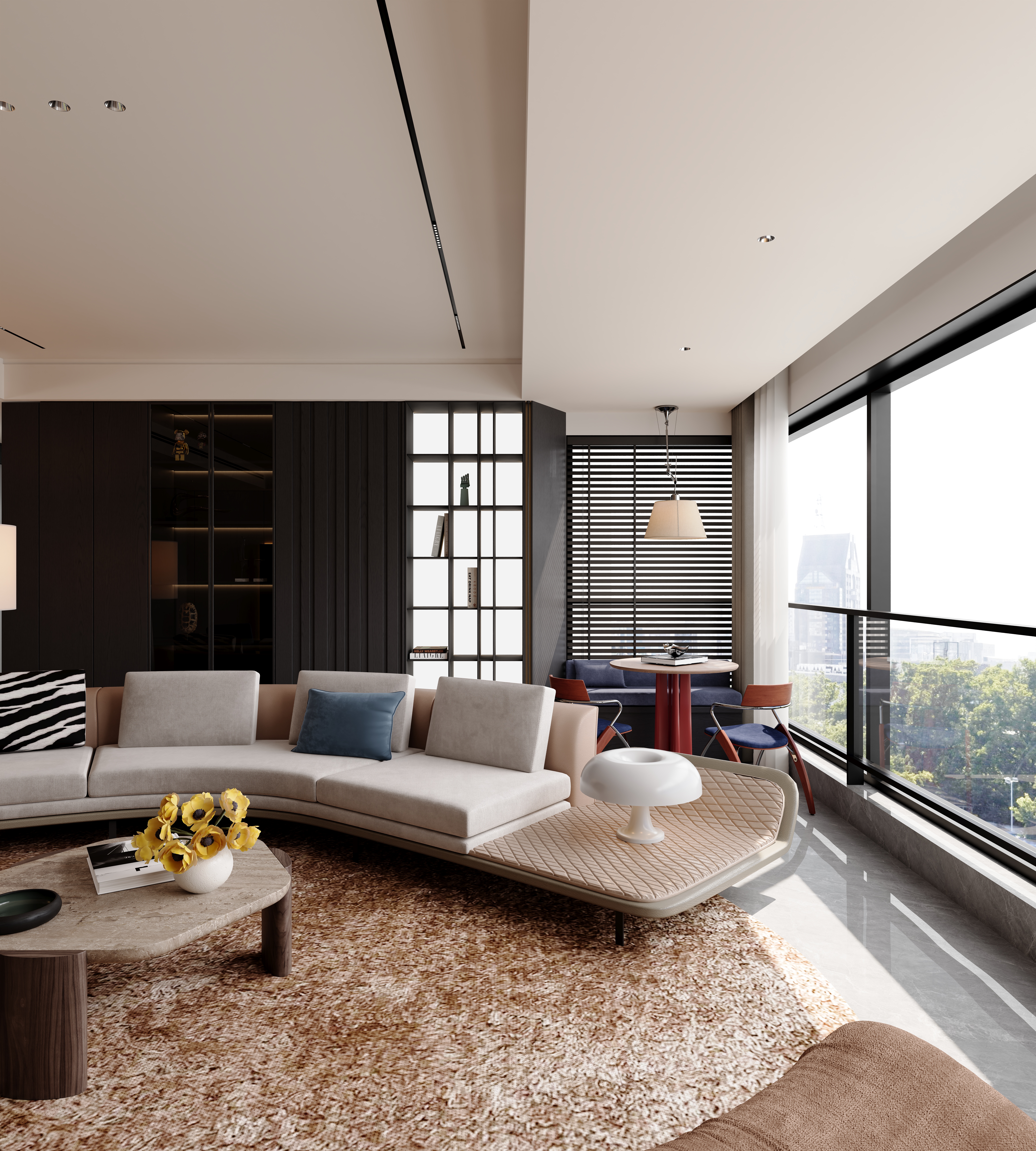 新作 意式轻奢客餐厅 精装房改造-20