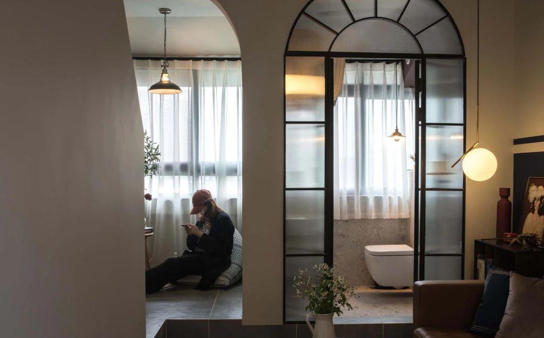 复古阁楼变精致星空浴室,专业设计实现泡澡看星星梦想-32