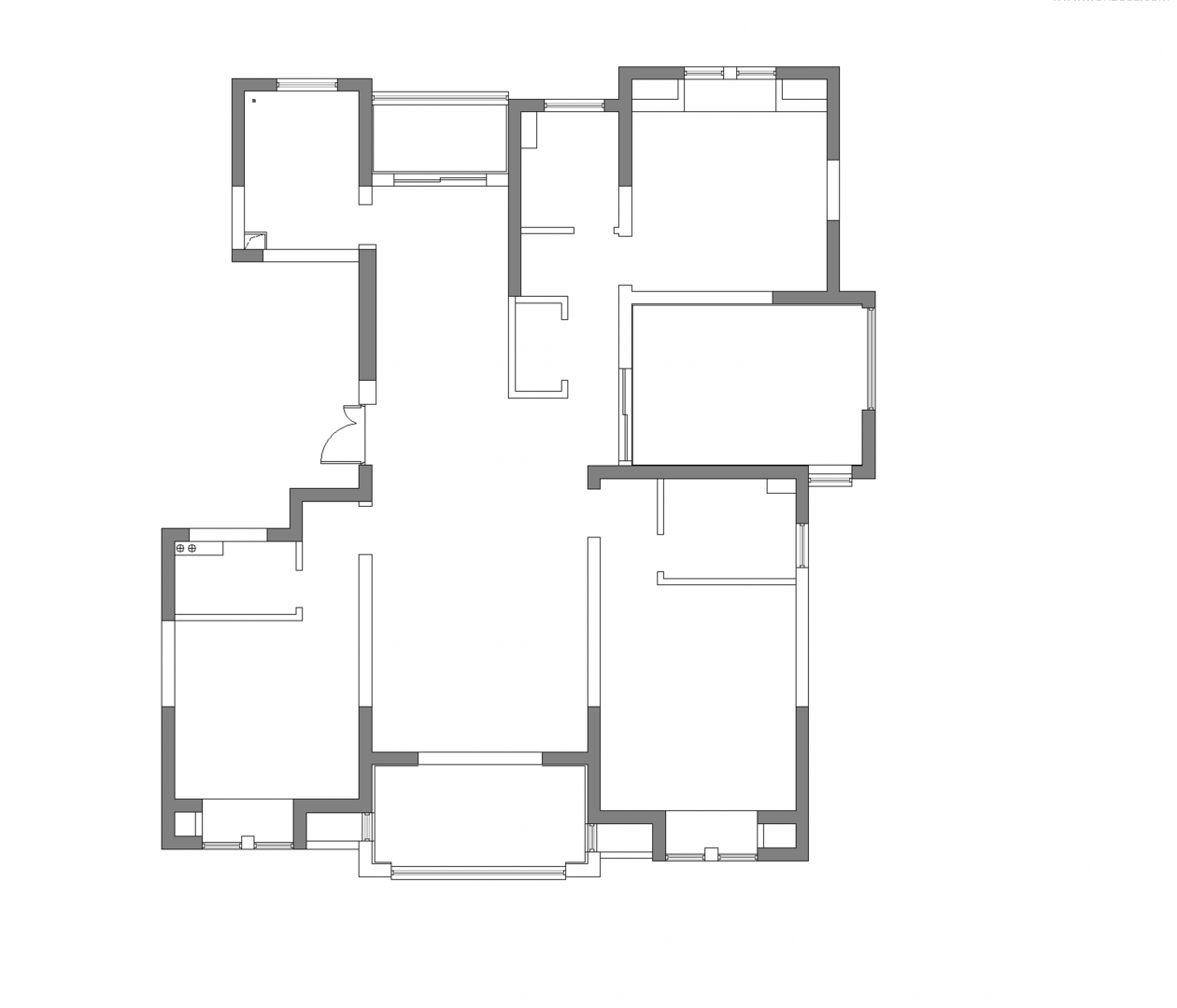 苏河鼎城 165㎡现代法式丨一道设计-6