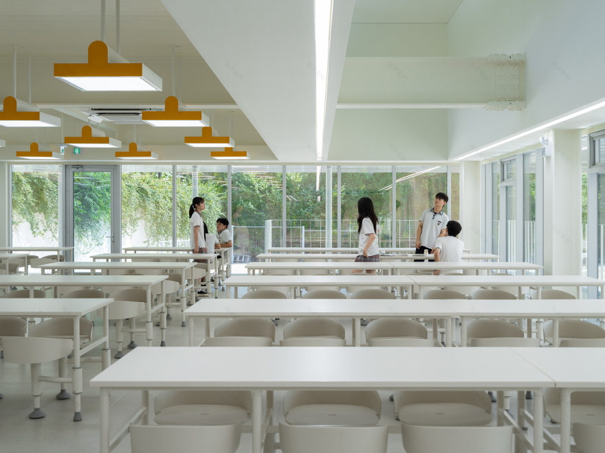 Mirae High School of Science & Technology Cafeteria Extension 高中学校食堂丨Bare Ground Architects-19
