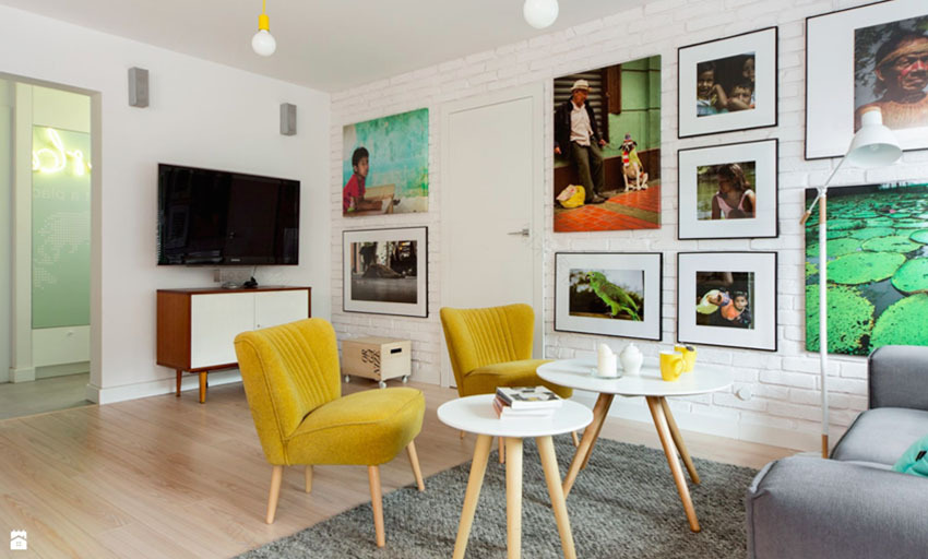 波兰82.5㎡现代简约花砖公寓 WIDAWSCY STUDIO ARCHITEKTURY-5