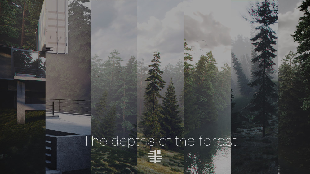 森林深处的素色设计空间-7