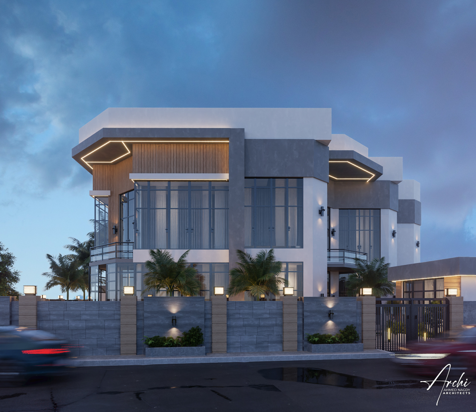 Villa's Landscape & Façade Design-8