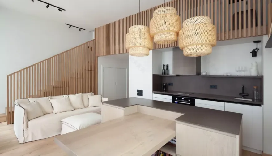 40平米带阁楼公寓设计丨Special Style设计工作室-12