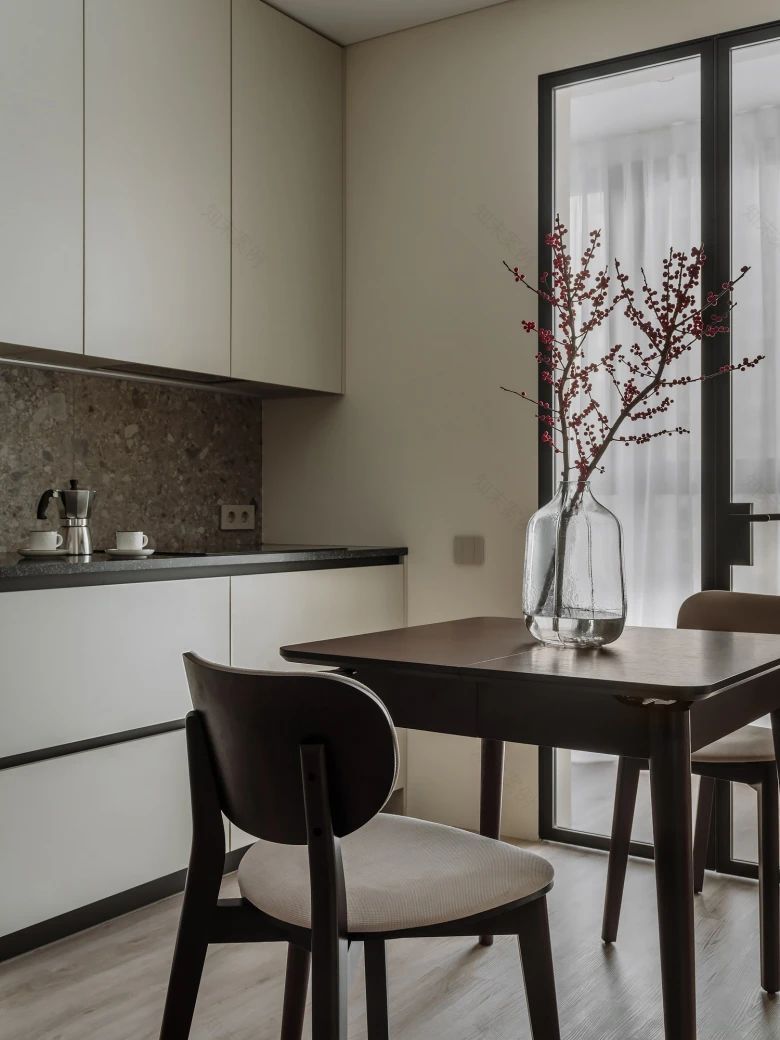 退休夫妻的 38㎡单色中性公寓丨Alexander Tischler-15