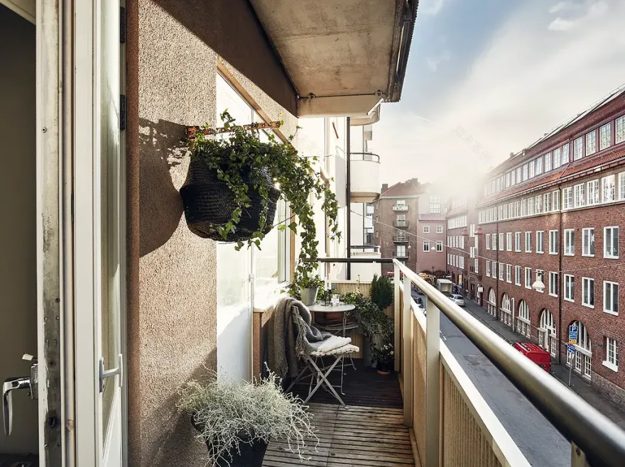 哥德堡一室一厅开放式厨房公寓设计-22