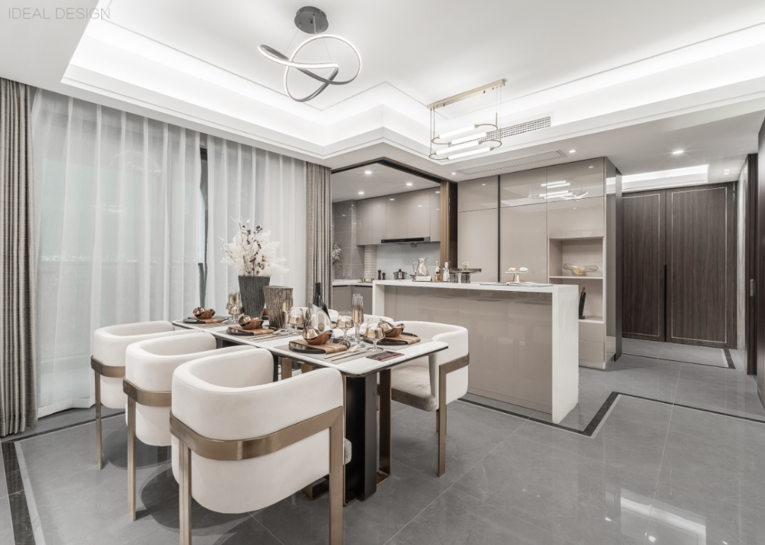 恒久的质感美学·东原麓·印长江 180 户型样板间丨中国长沙丨IDEAL DESIGN 上海逸碟建筑设计咨询有限公司-16