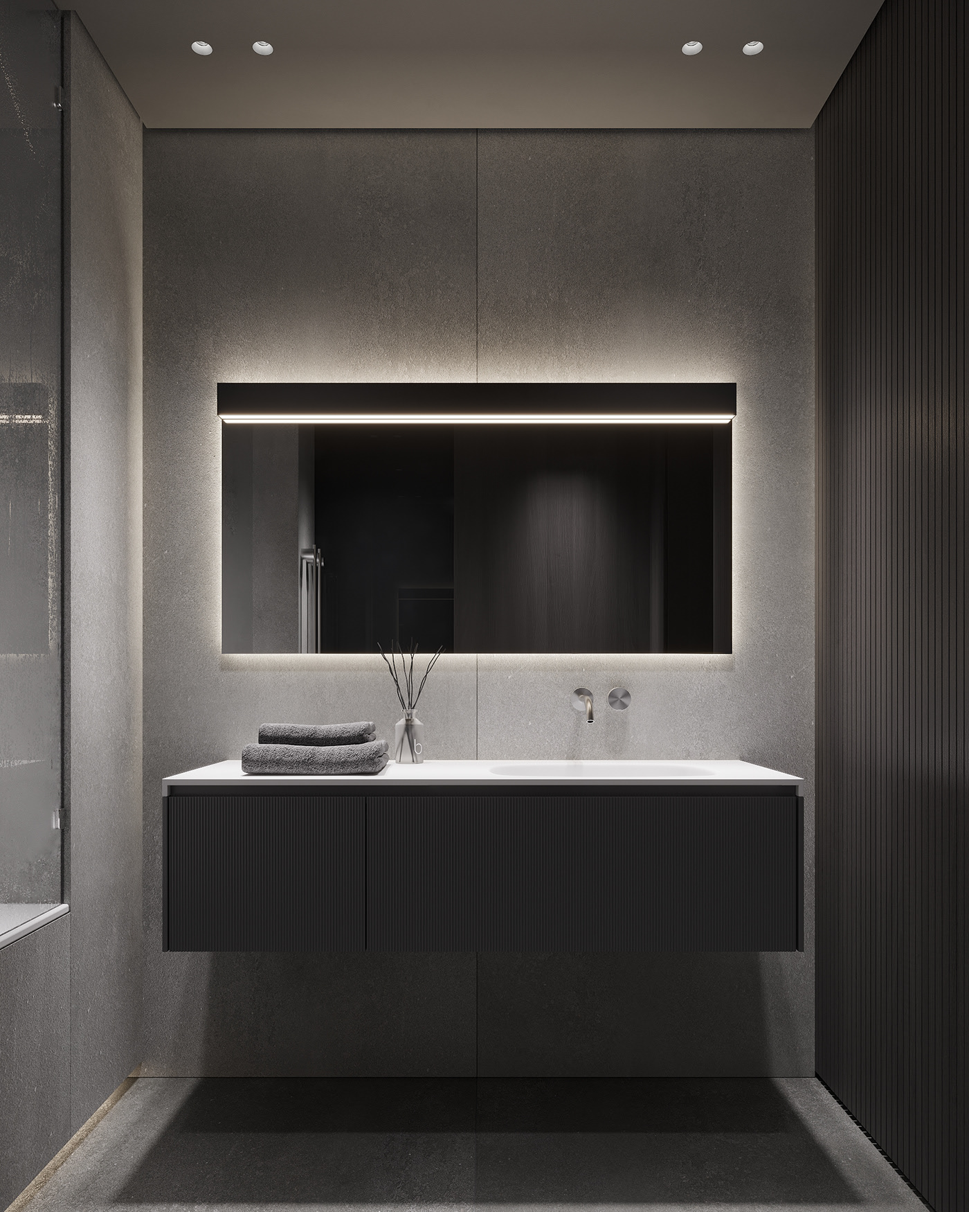 黑色系公寓设计-17