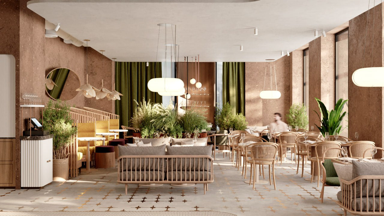 Courtyard by Marriott 餐厅室内设计丨亚美尼亚丨STUDIO SOO 等-19