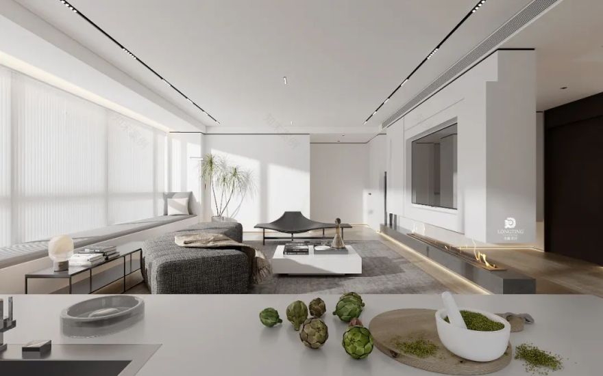 《龙庭设计》无主灯照明打造高级感家居空间丨中国湖州-67