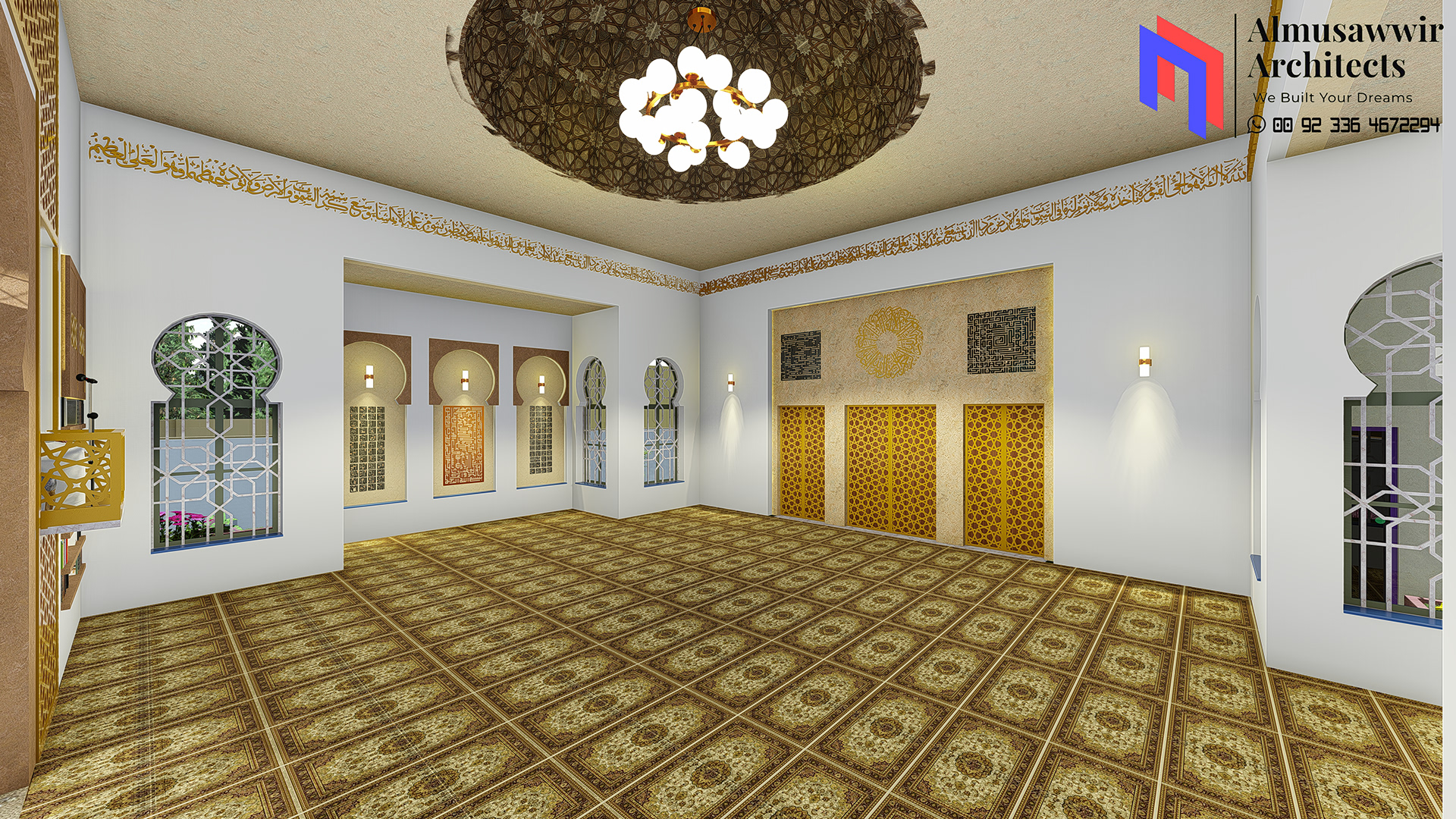 Interior Design of Mosque (Masjid)-10
