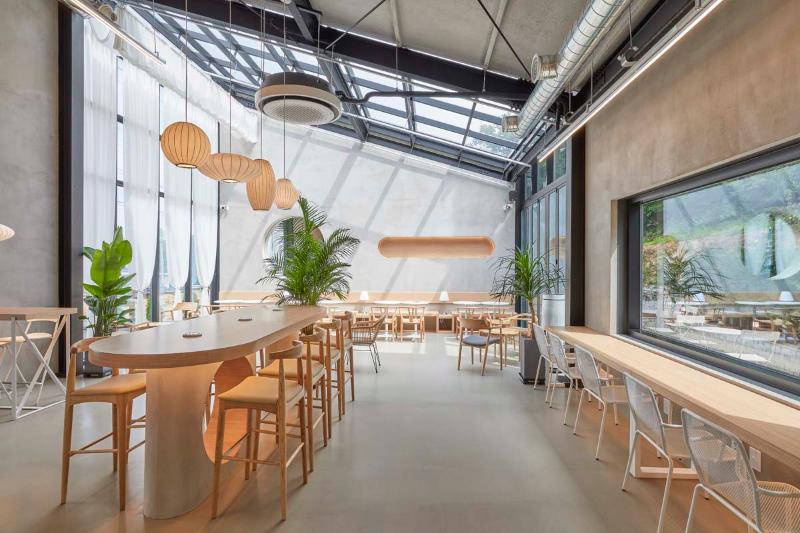 光点勾勒的 30 平米现代简约咖啡厅-5