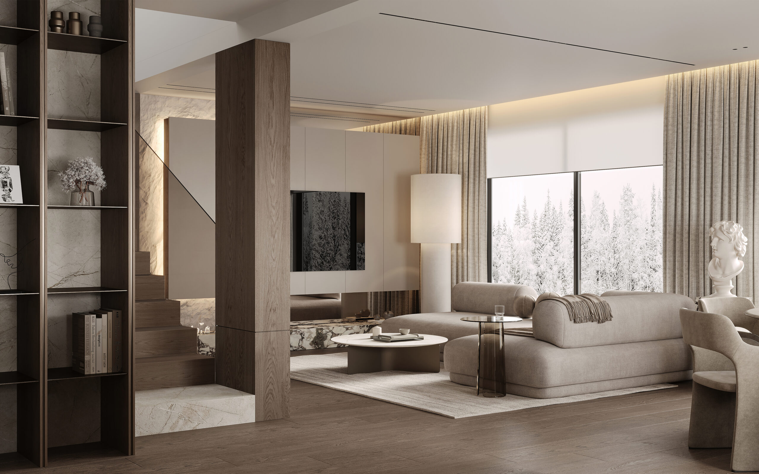 奢华；豪华（在一些语境中常与高端、奢侈相关概念搭配，因不清楚具体语境，此为较常见理解的翻译） 丨PolandKatowice丨Hedo Architects-7