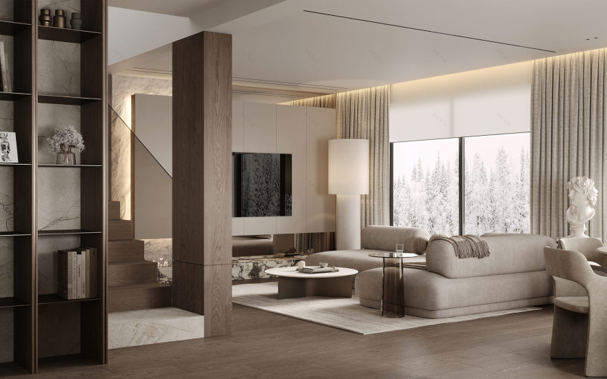 奢华;豪华(在一些语境中常与高端、奢侈相关概念搭配,因不清楚具体语境,此为较常见理解的翻译) 丨PolandKatowice丨Hedo Architects-7