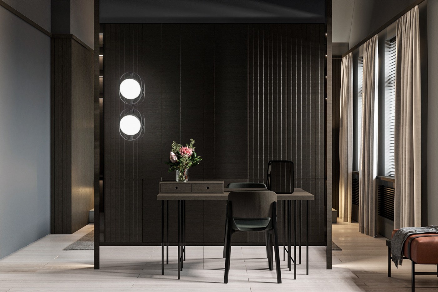 深色系小空间公寓设计-5