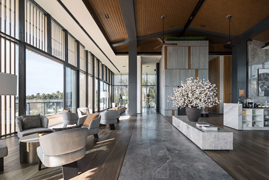 海南文昌鲁能·山海天生活馆&茶室 | 现代与传统的碰撞与交融-7