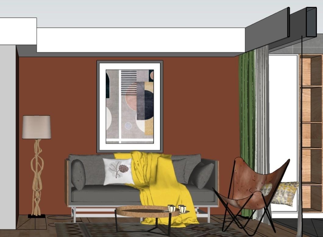 绿色与焦糖的碰撞 | 时尚家居设计演绎-6