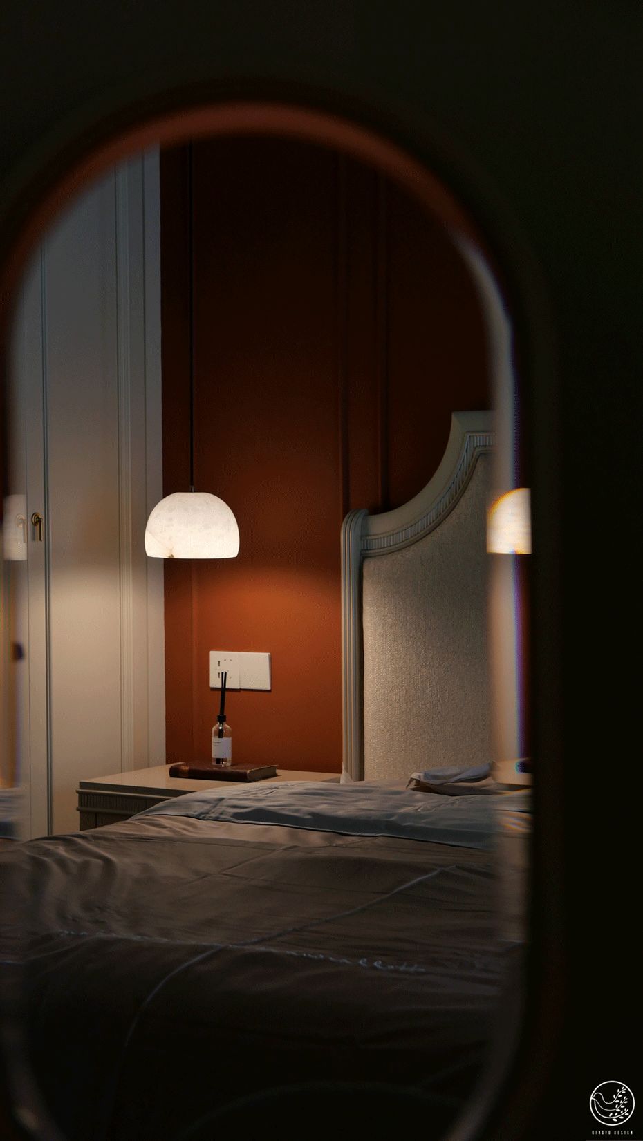 J 家美式轻奢淡颜系平层设计丨中国成都丨刘丽-48