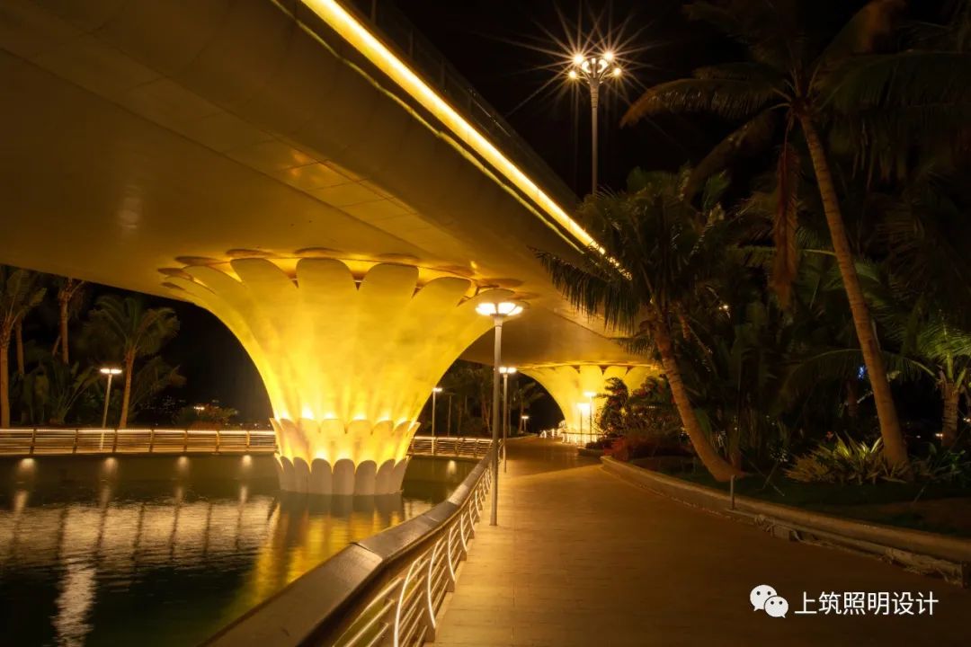 上筑国际照明设计 | 恒大海花岛入岛桥梁 | 浪漫花桥，光影交织-126