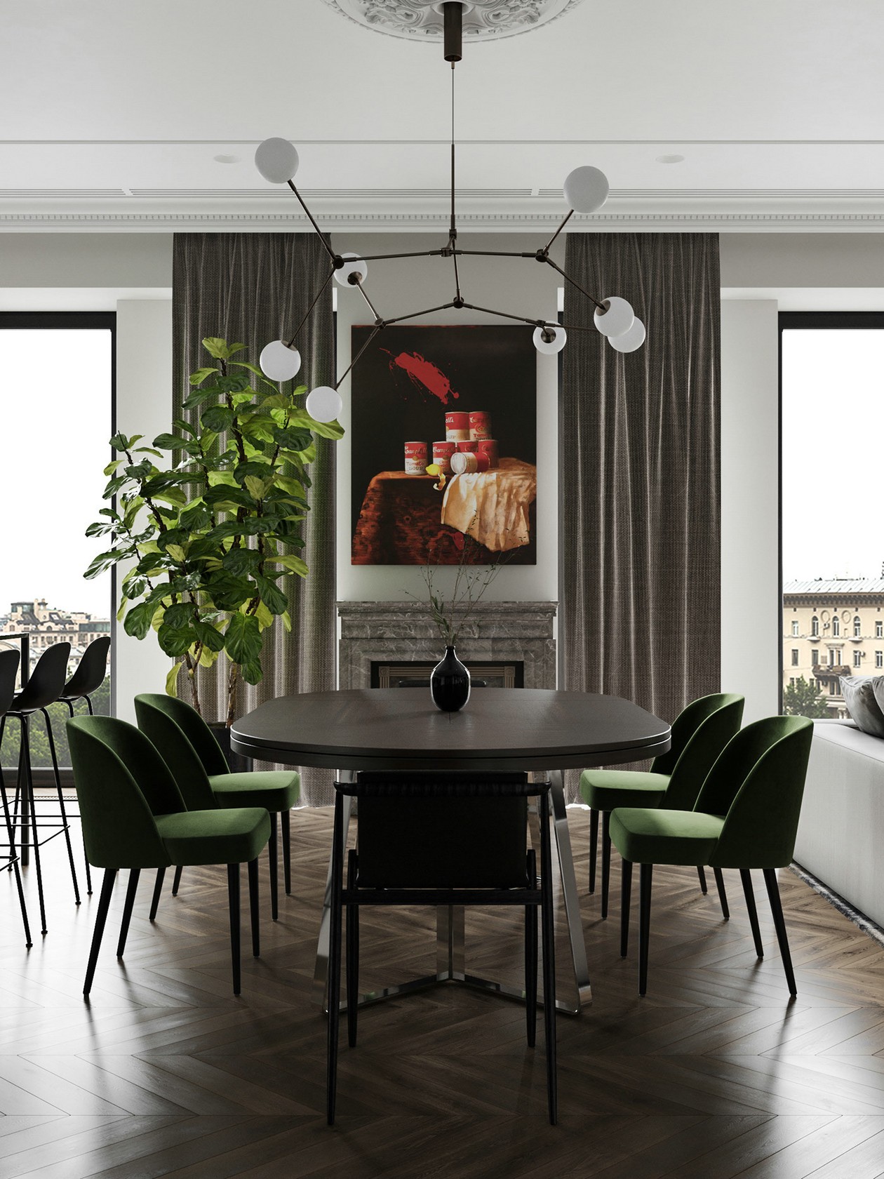 莫斯科公寓 简洁大气！-5