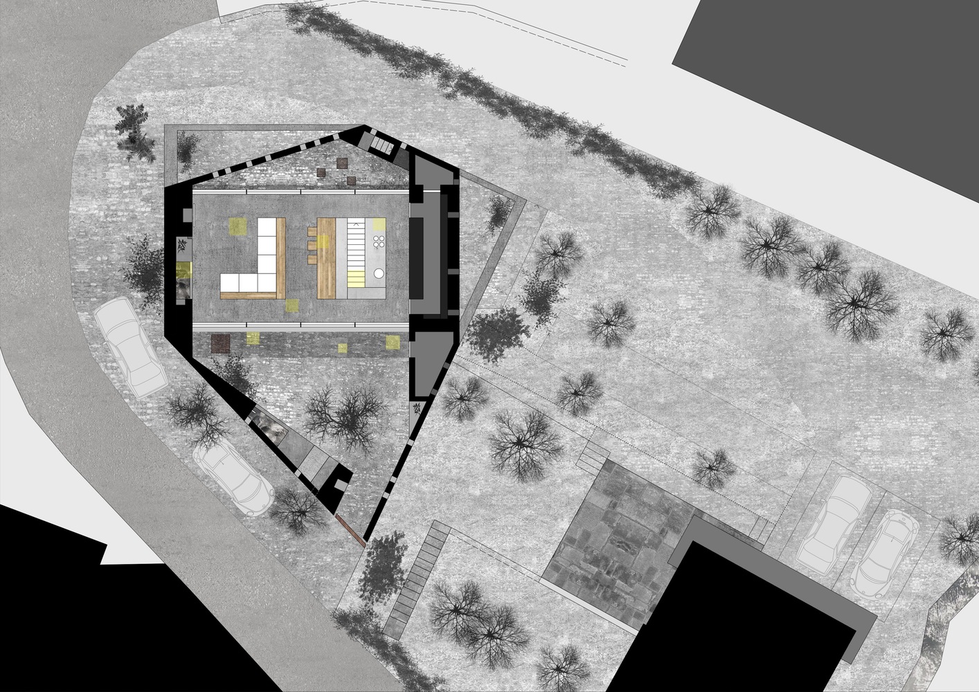 瑞士 Gambarogno 家庭住宅丨Wespi de Meuron Romeo architects-23