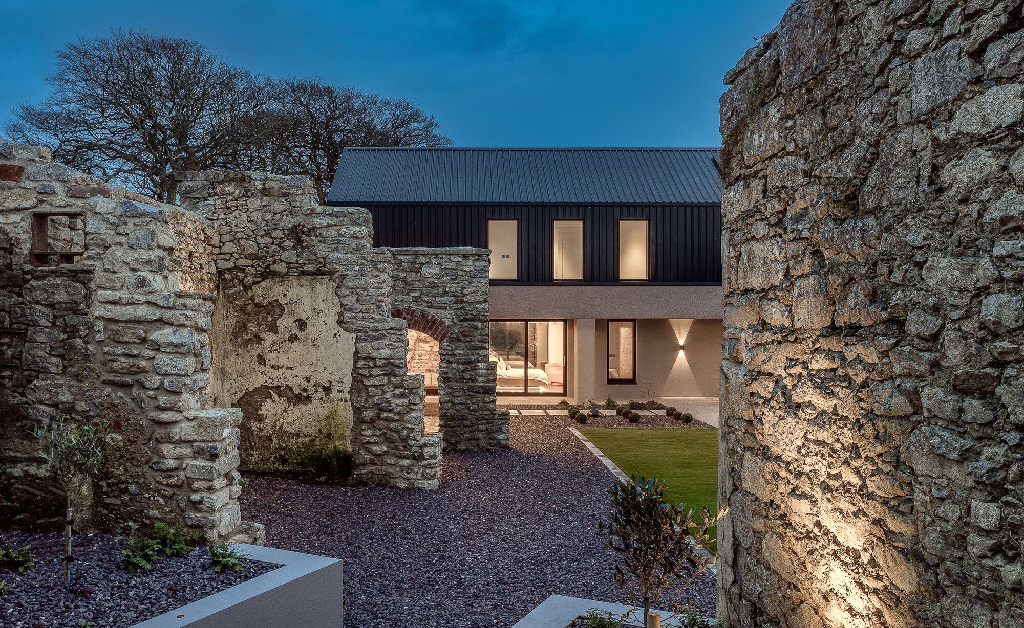 有围墙的花园式住宅丨爱尔兰丨Steve Burke-35