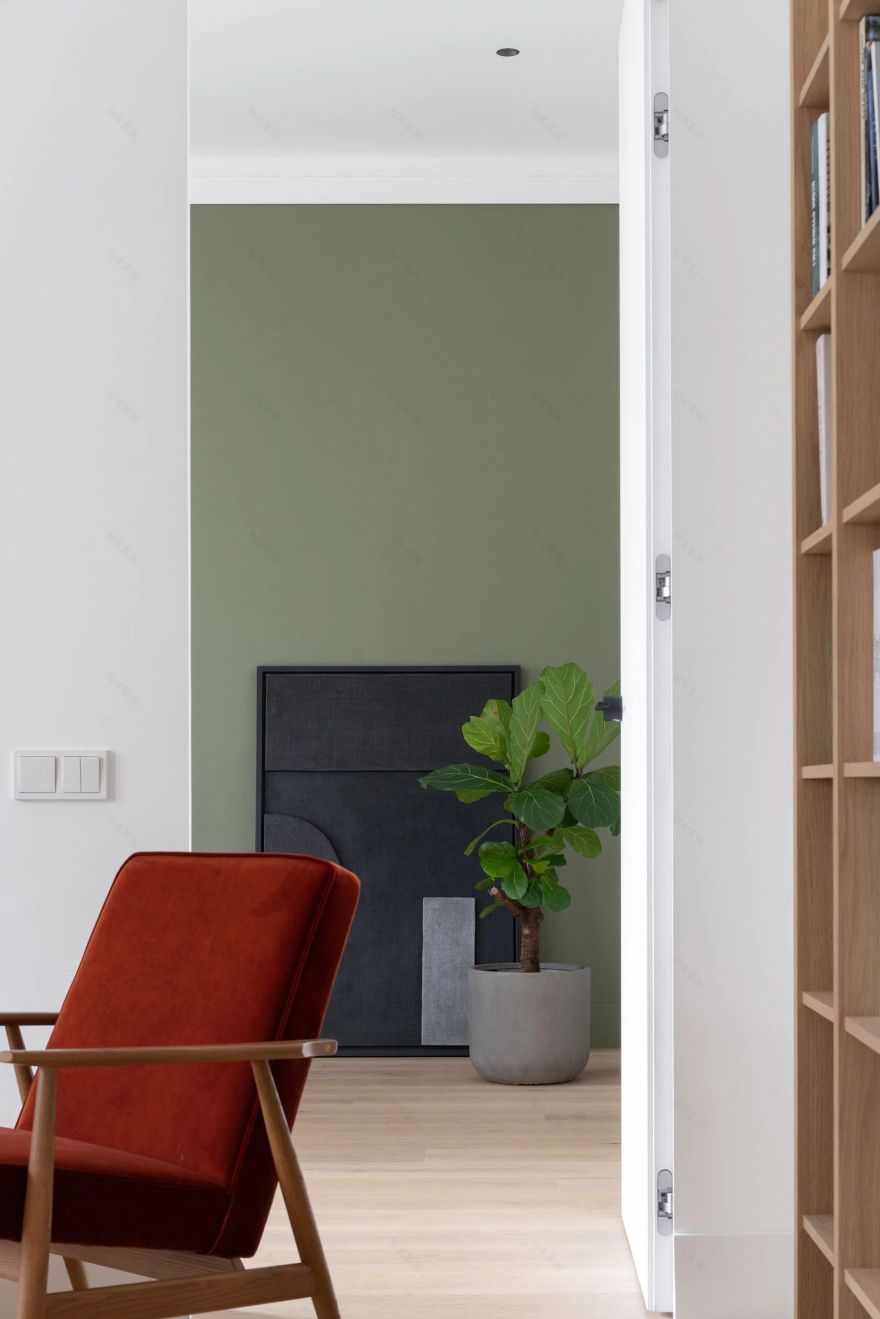 66㎡一居室,用一抹绿点亮整个空间丨俄罗斯莫斯科丨BUREAUSLOVO-28