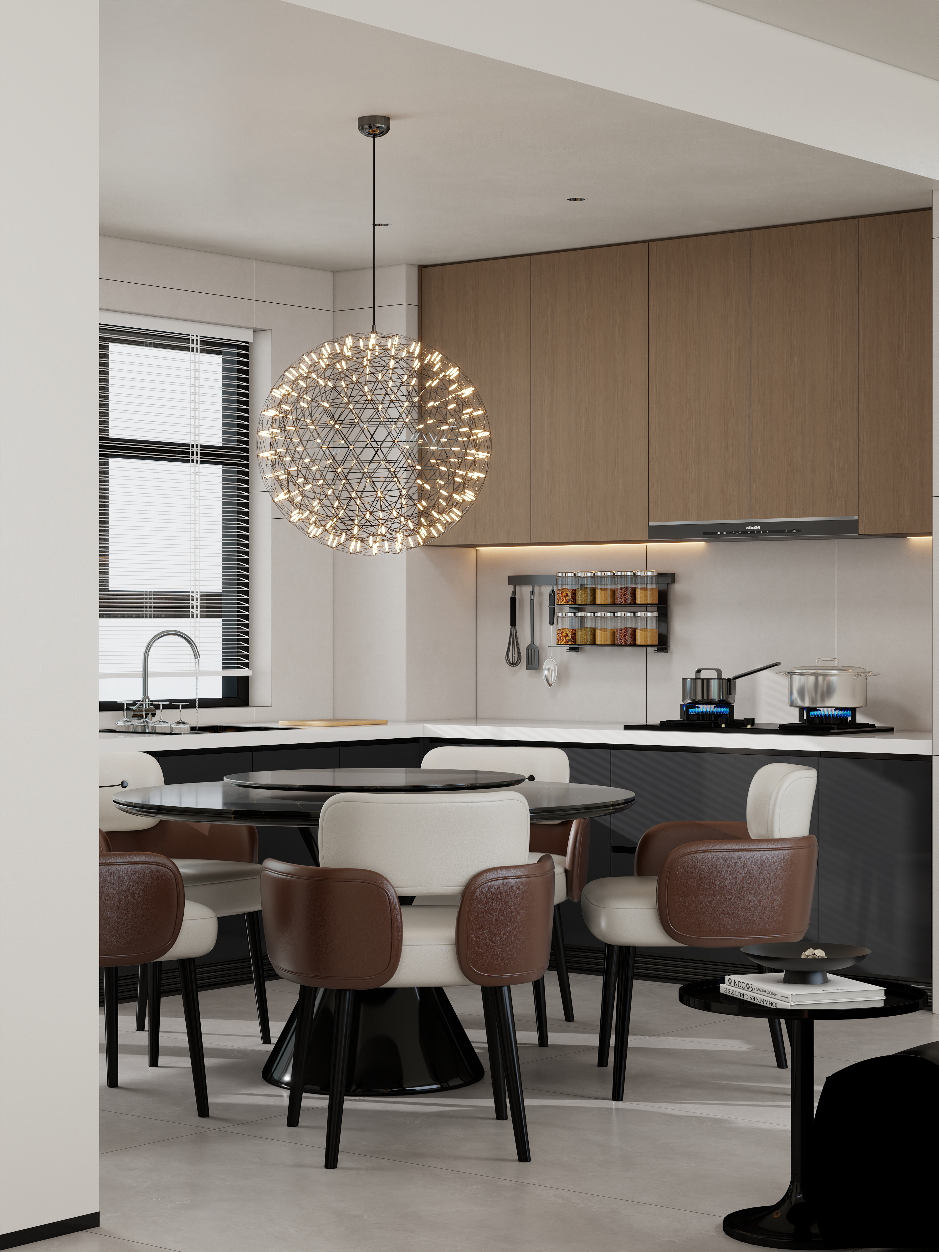 《天河学区房·时光叠影》中古风混搭家居设计丨中国广州丨广州市至雅设计装饰工程有限公司-56