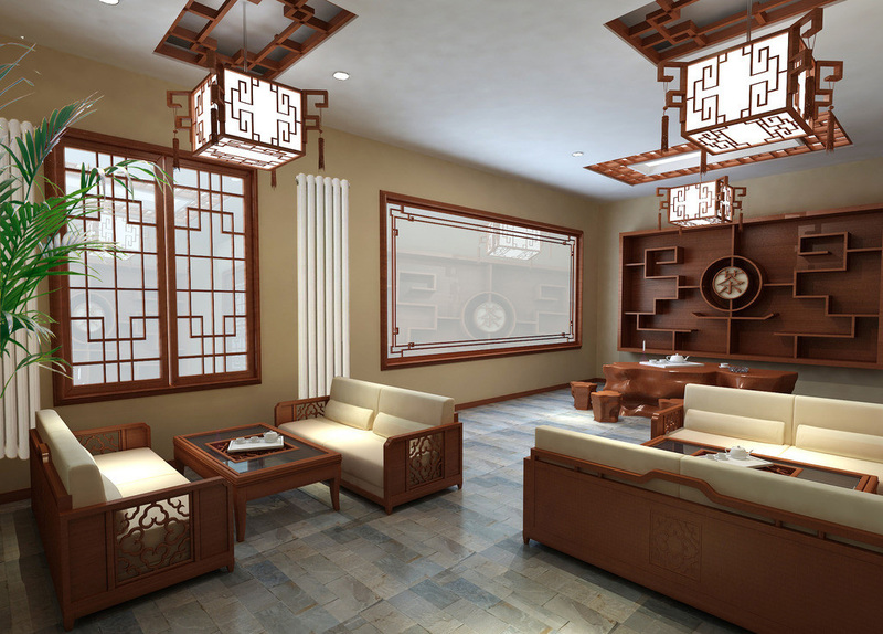 茶馆.茶楼设计案例效果图2-12