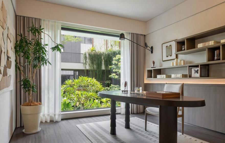 万宁万华·万岭麓湾下叠别墅样板间丨中国万宁丨深圳市盘石室内设计有限公司,万华室内设计中心-25