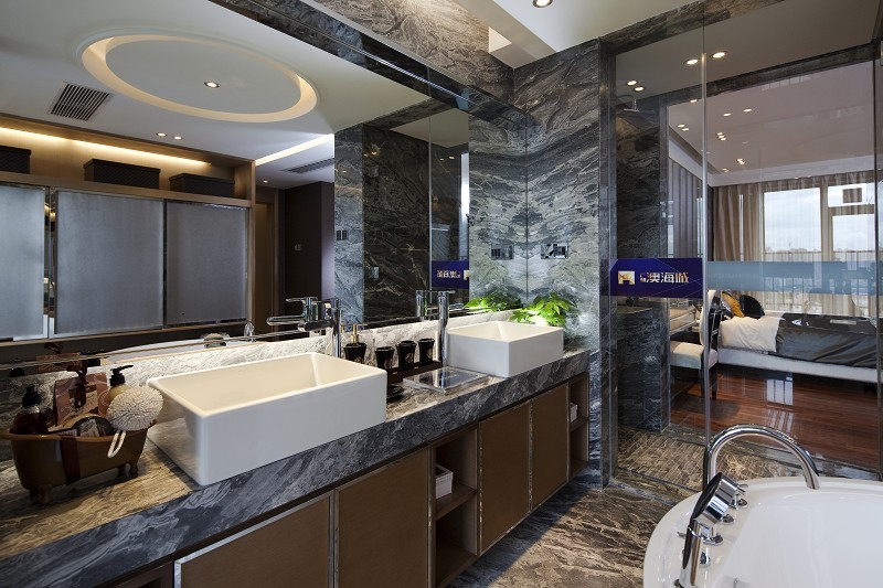 柏丽设计 湛江市广和澳海城样板房-9