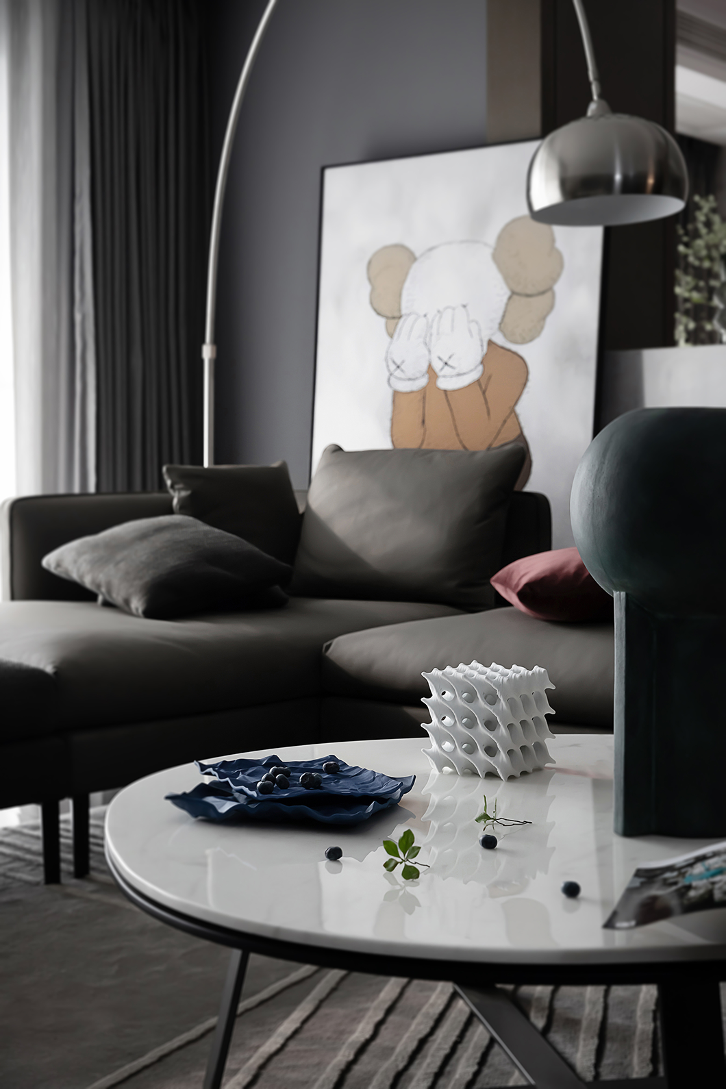 大平层舒适空间设计-12