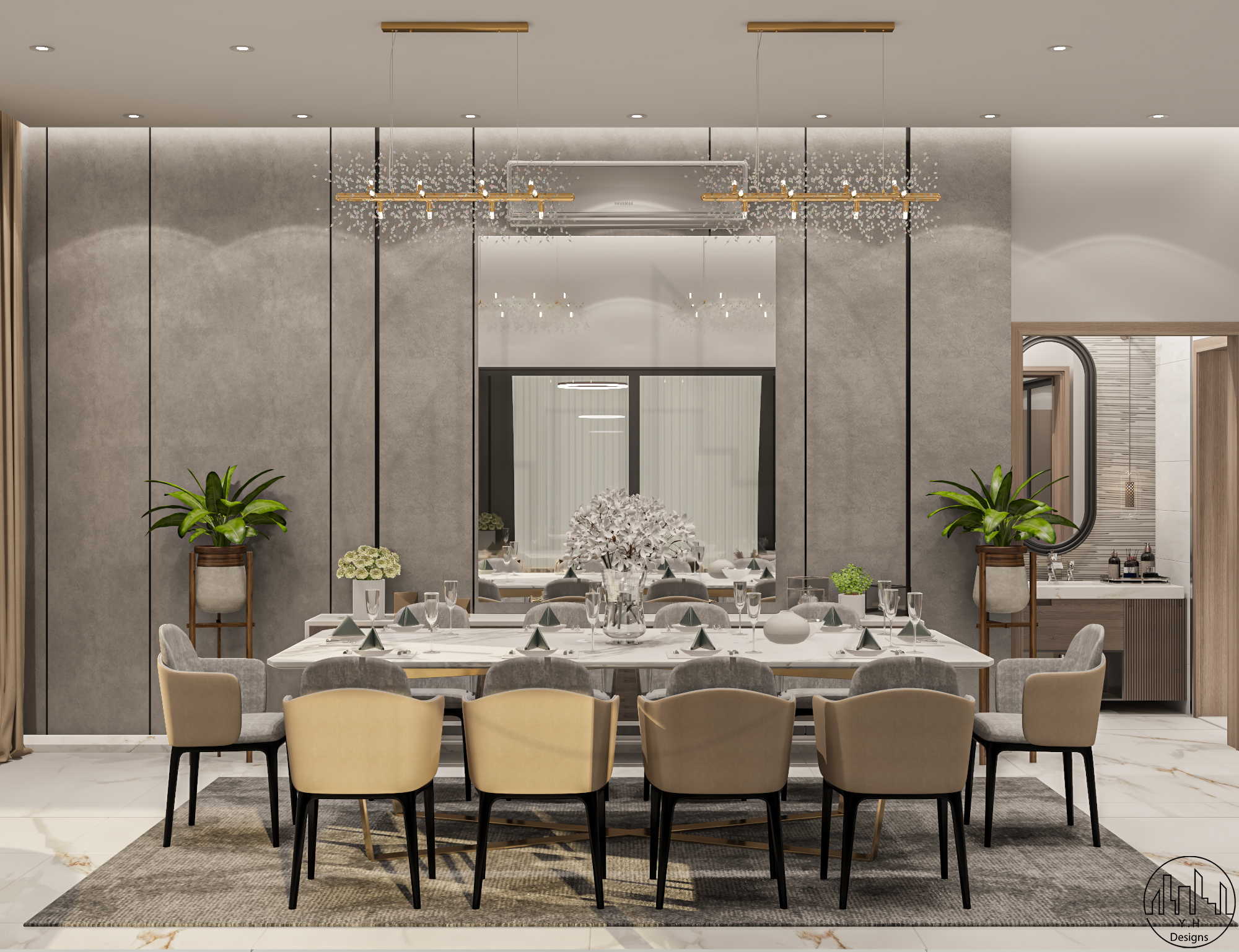 Full apartment interior design-5