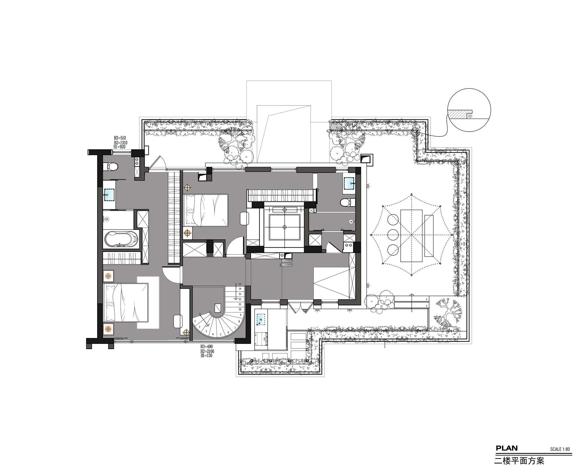顶楼现代简约风设计丨中国杭州丨杭州 8090 原创设计-15