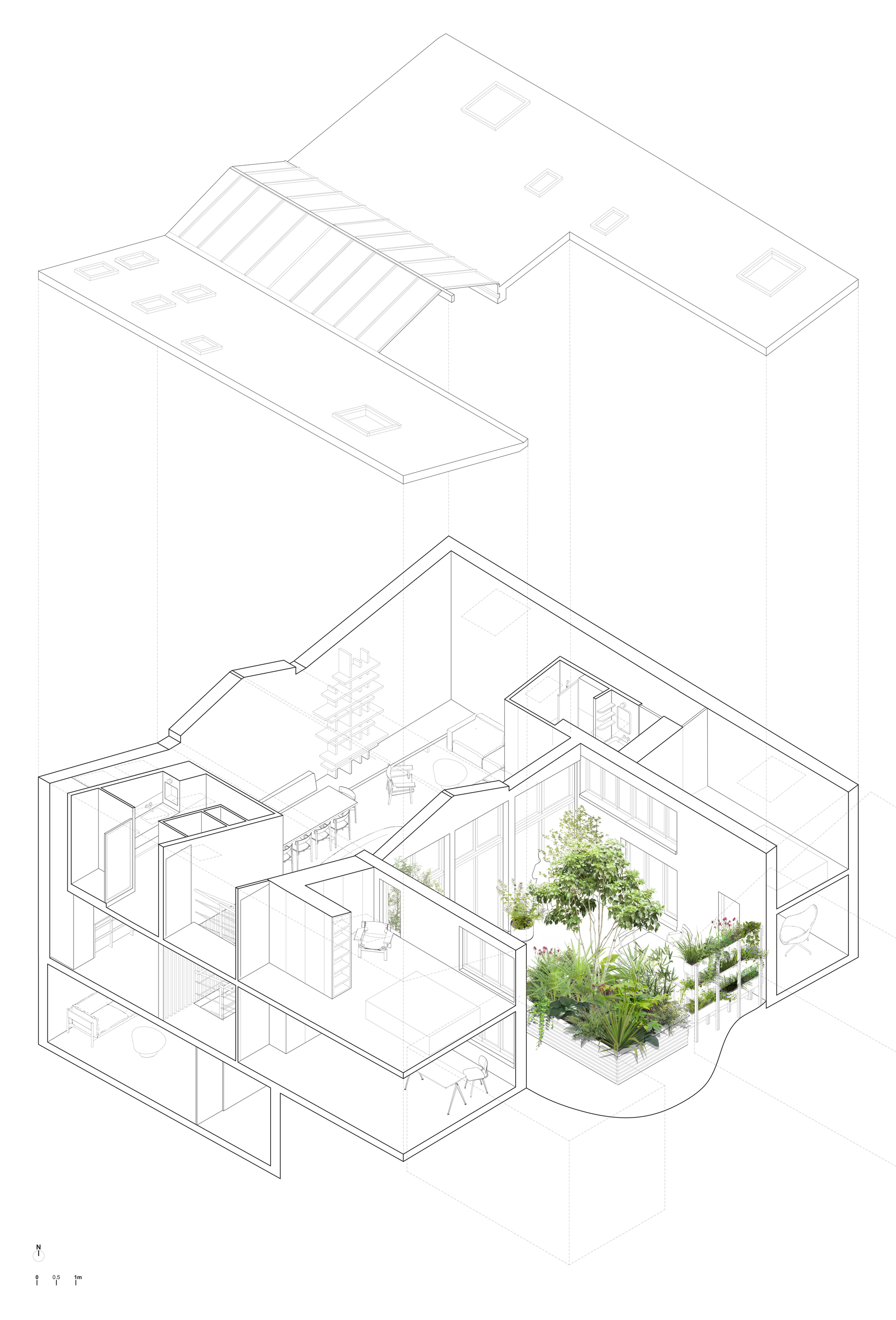 理查德·勒努瓦住宅与花园丨法国巴黎丨Florquin Studio-10