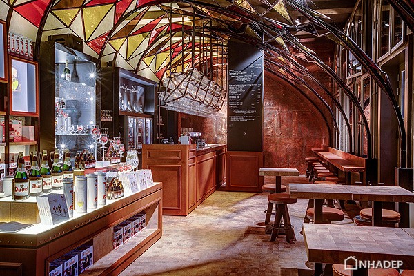 Duvelorium（杜威乐啤酒第一家饮品店）丨来自比利时安特卫普的Puresang设计室-6