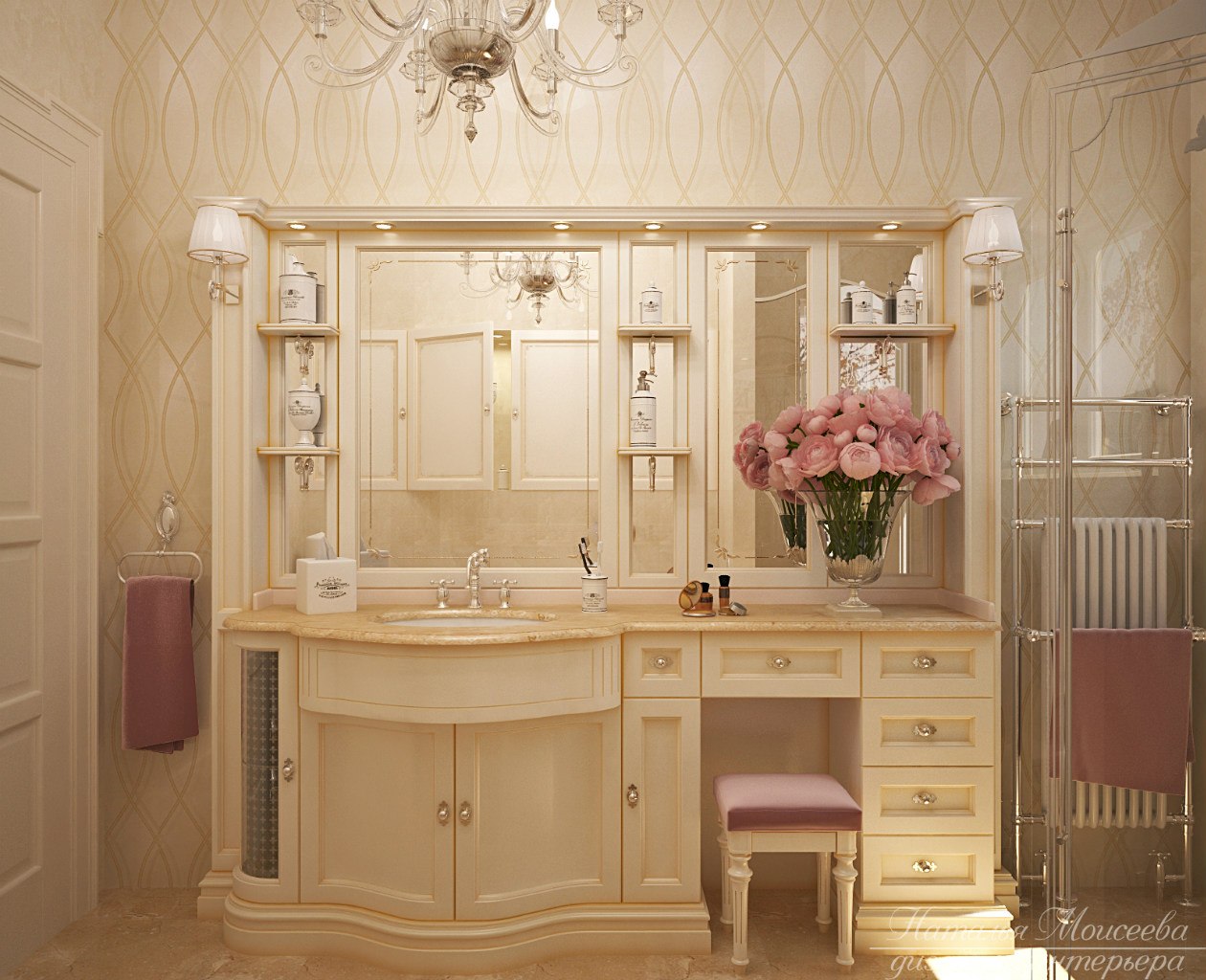 Classic master bedroom and bathroom-4