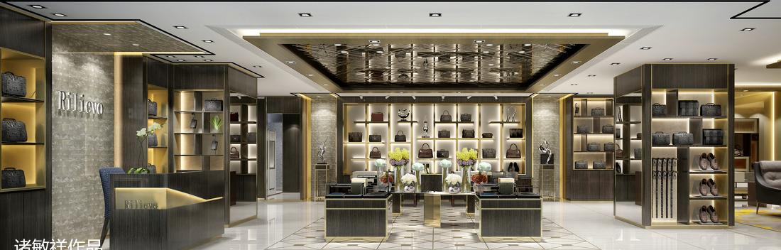 广东湾鳄世家皮具三元里旗舰店室内设计-7