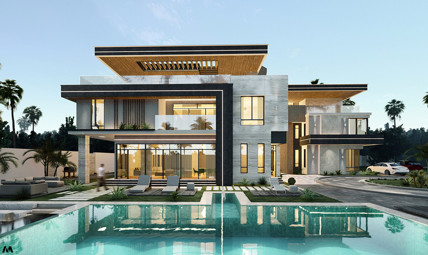 Anastasiya Gushchina丨别墅建筑丨Obour Villa-2