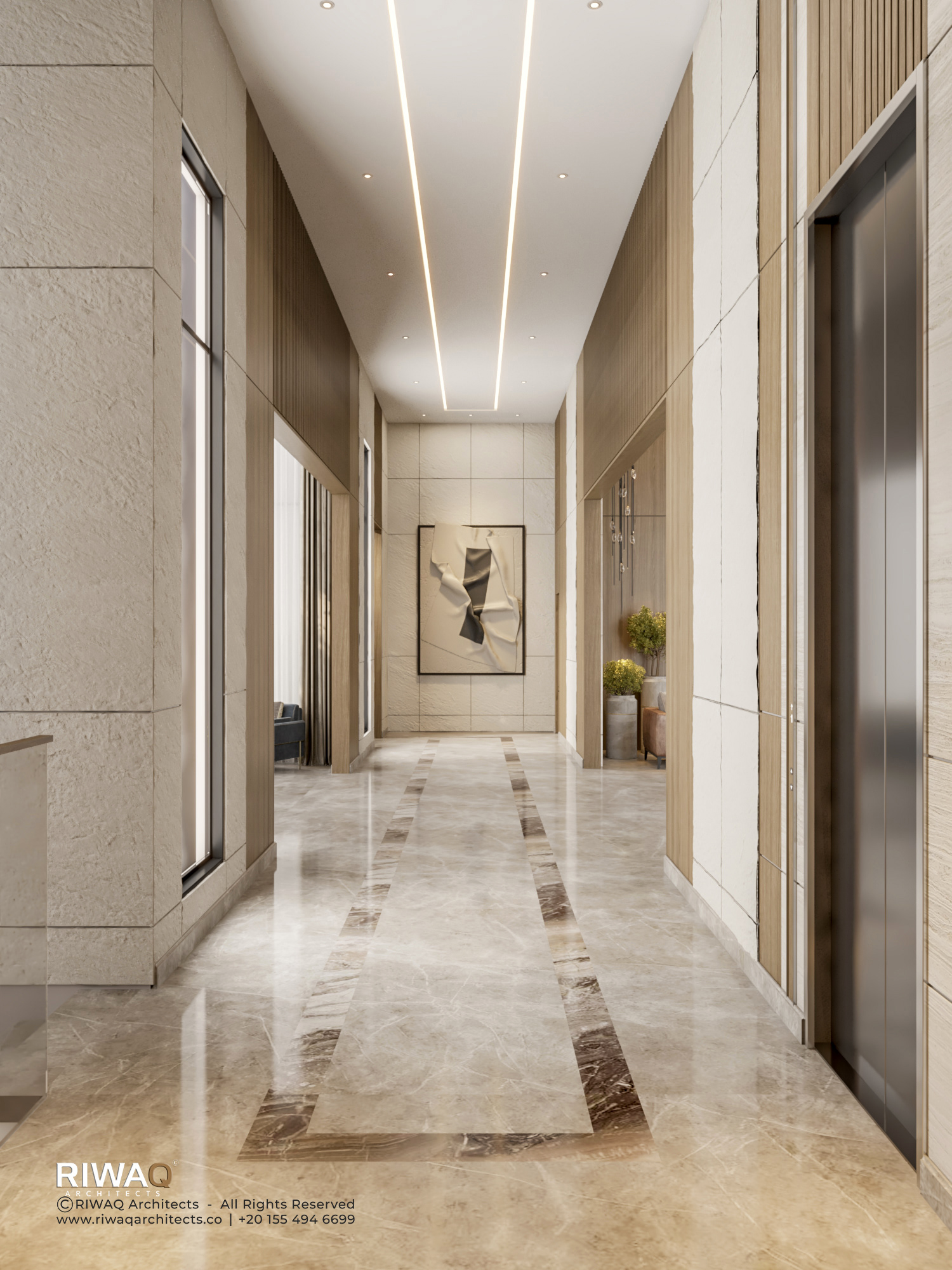 此内容中 Lu·ury 可能是拼写错误，推测正确的词可能是 Luxury ，如果是 Luxury Entrance ，翻译为：豪华入口 丨沙特阿拉伯丨RIWAQ Architects与DOT ARCH Company-3