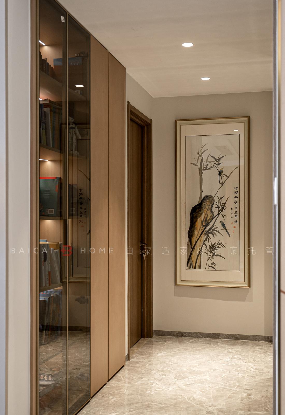 珠海板樟山新中式家居，三代同堂的东方美学之家-49