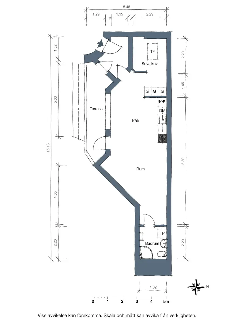 34 平米瑞典公寓，长条形空间妙手回春-28