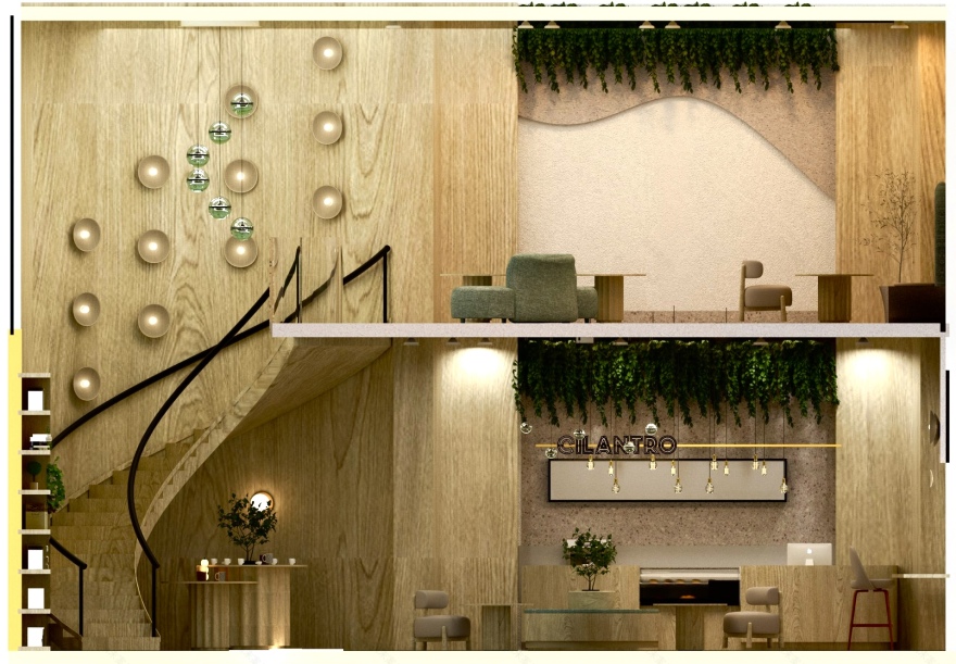 香菜咖啡馆·室内设计丨Noura Hisham-6