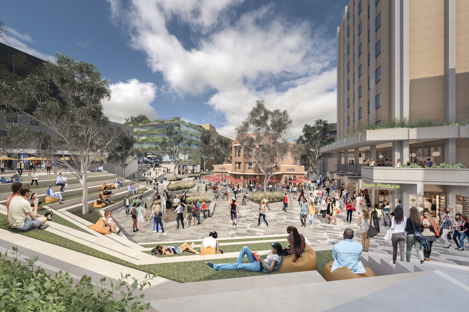 UoM New Student Precinct Urban Design Framework | Jackson Clements Burrows-15