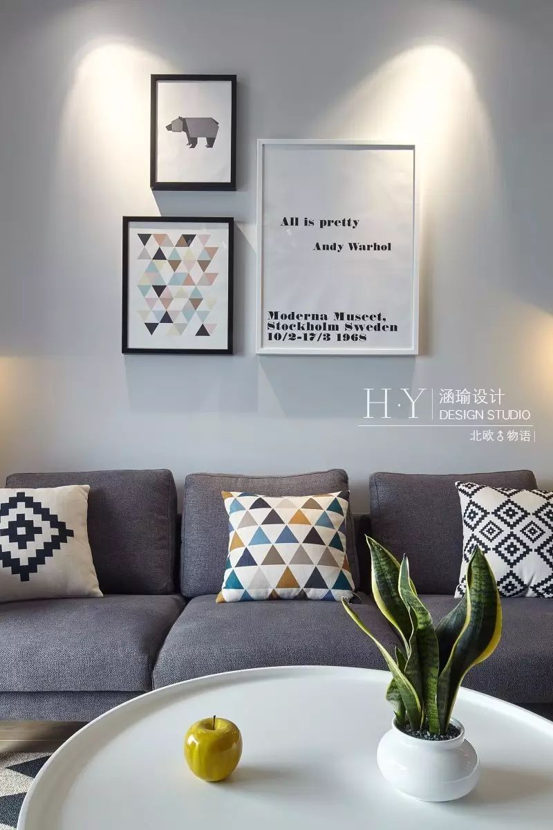 涵瑜设计打造 89㎡北欧清新风,实现空间通透与互动-34