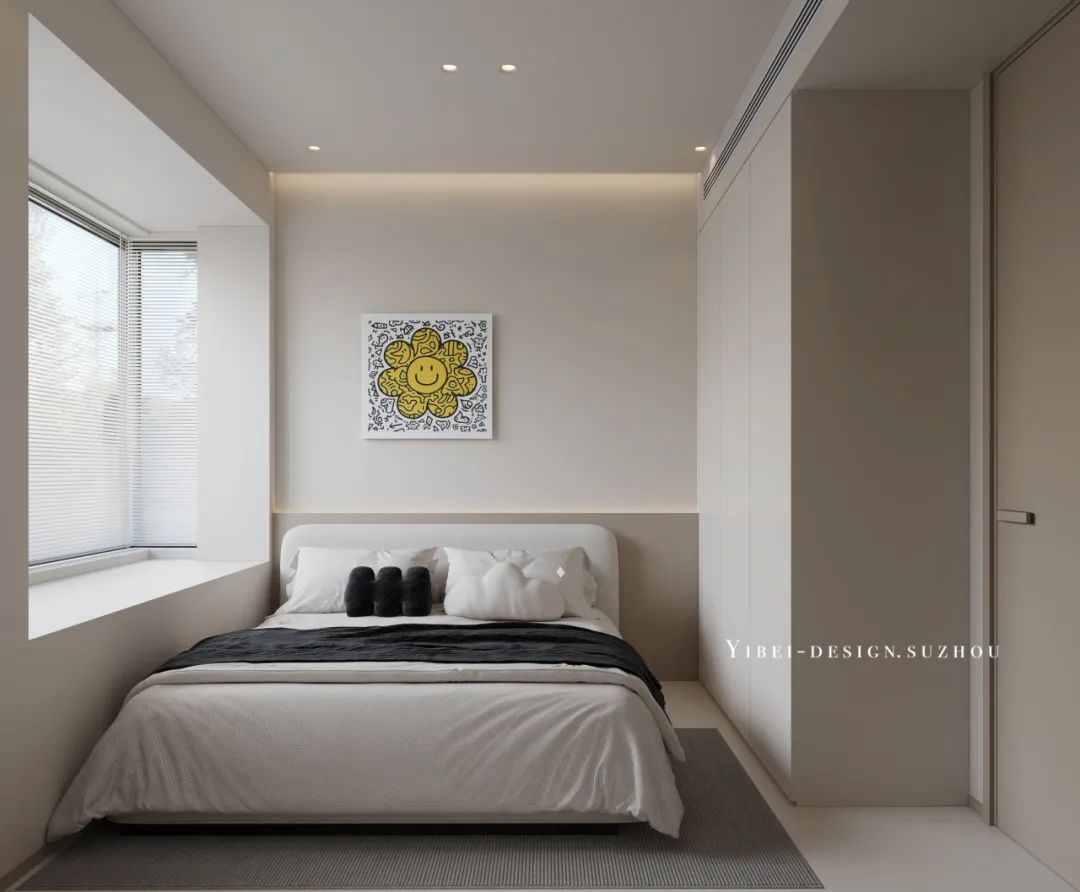 奶油风乐园变奏曲 家装设计丨YIBEI DESIGN SUZHOU-36