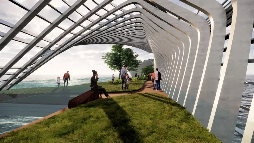 海浪之舞 | 滨海栈桥的空间艺术-22
