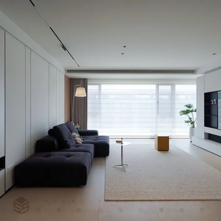 【实景】思舍全案|素简逸境之家-13